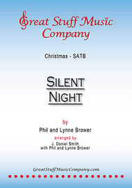 Silent Night SATB choral sheet music cover Thumbnail